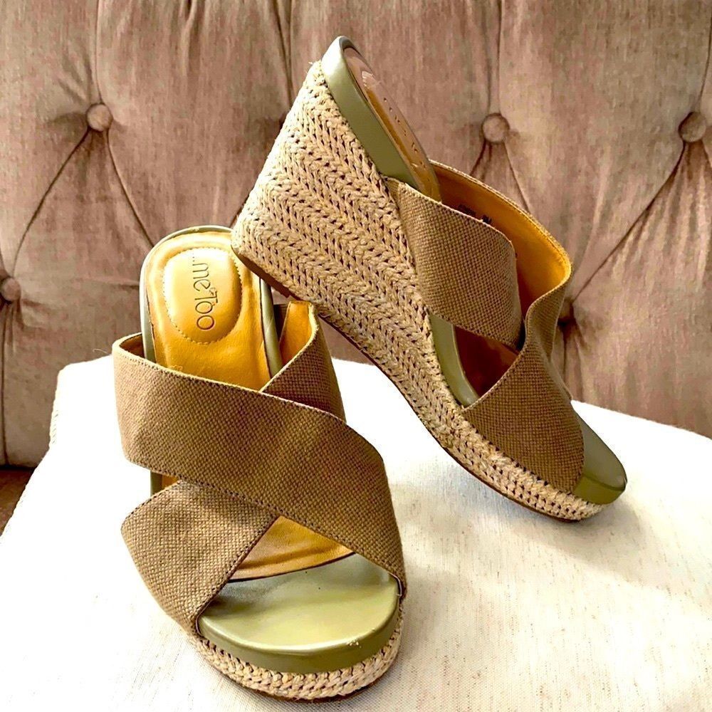 Olive Green Wedges  - Picture 2 of 6